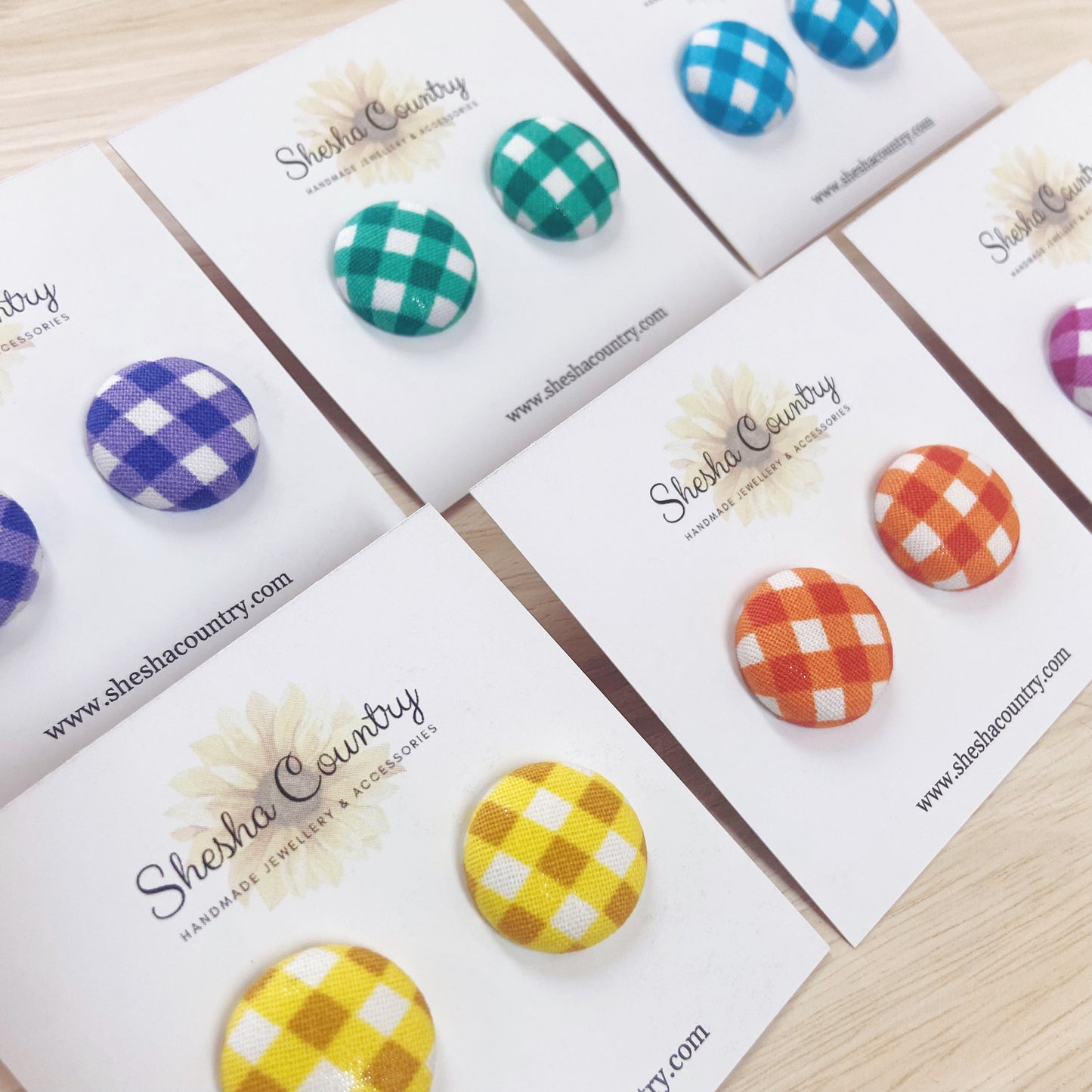 Bright Gingham • 6 colours