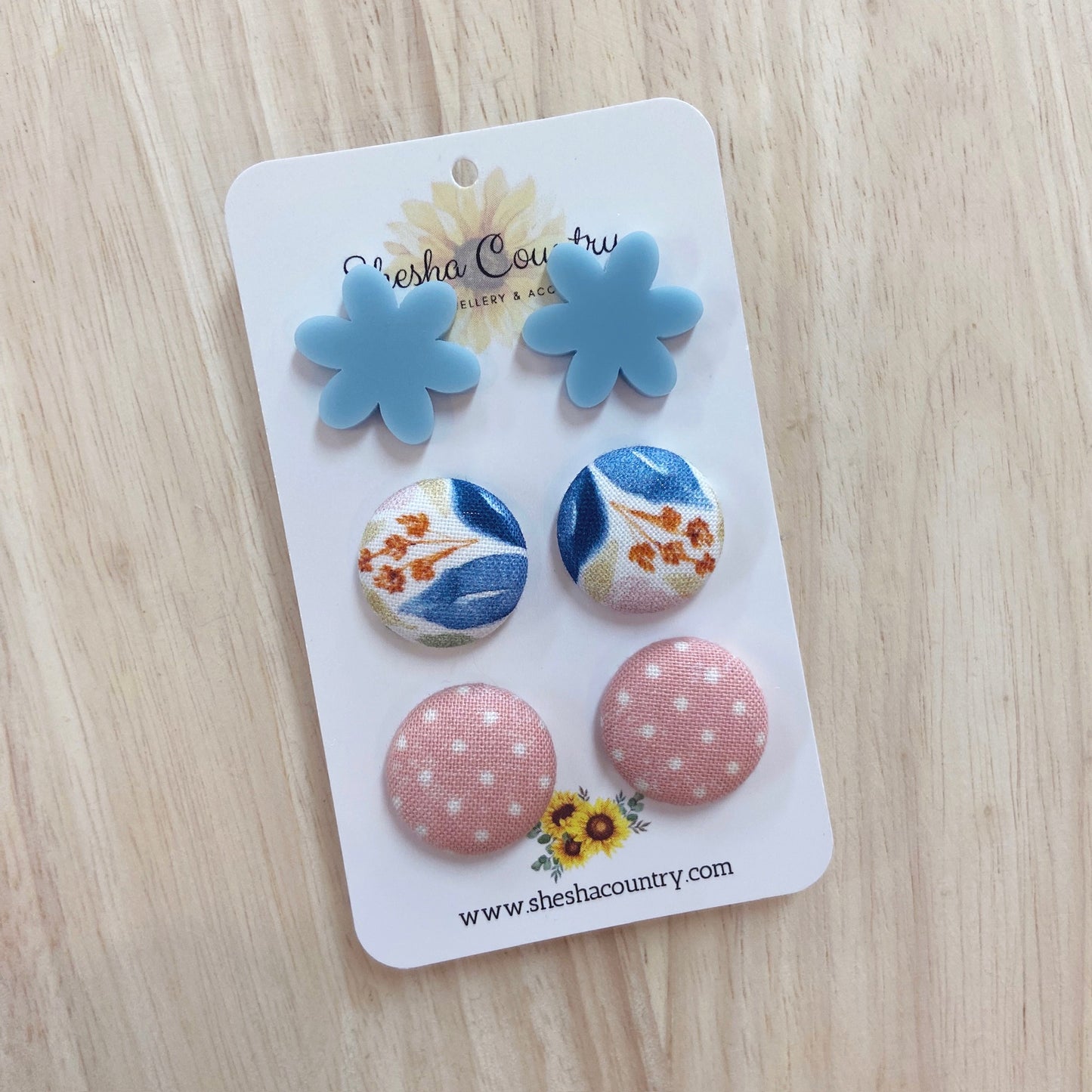 Blue Floral Set