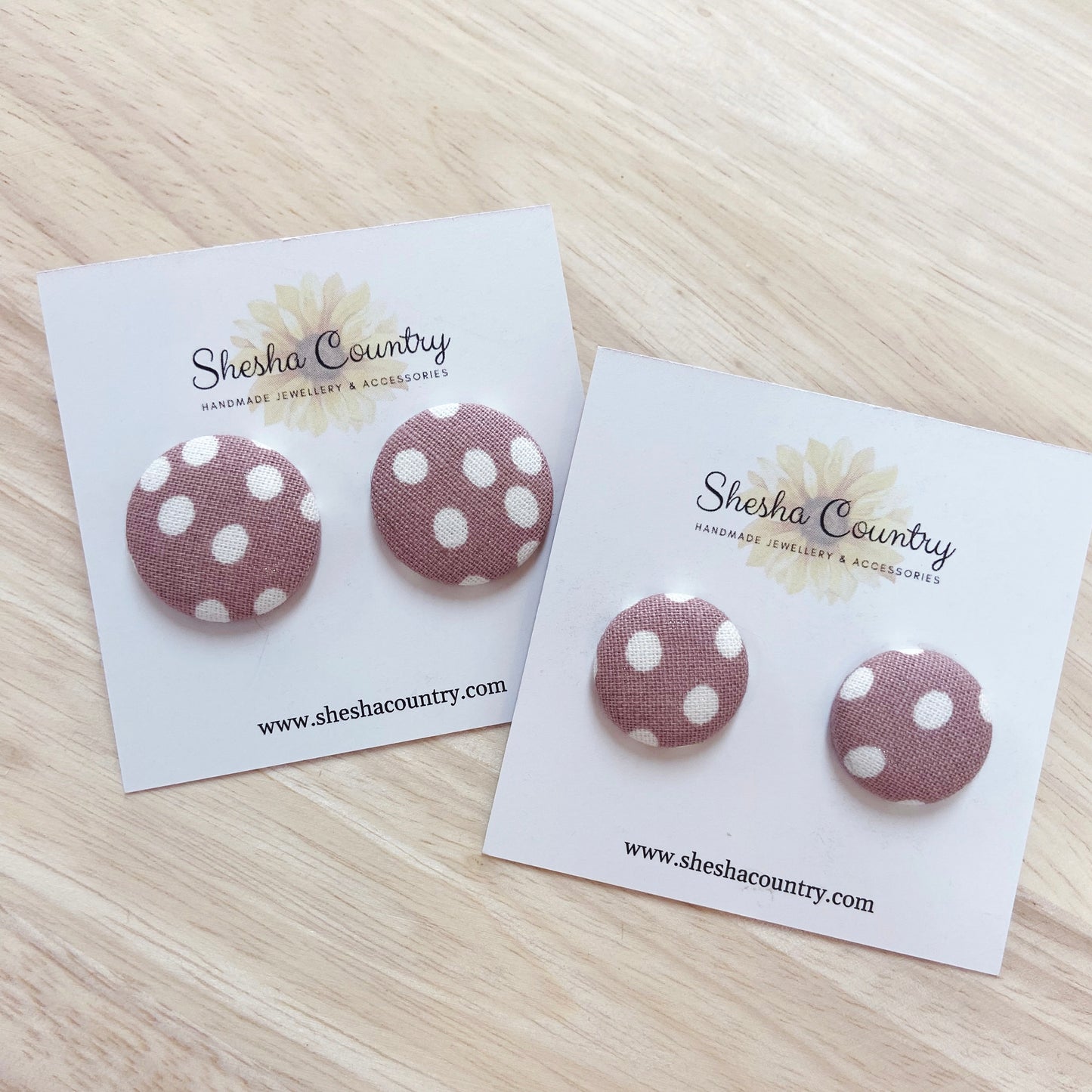 Blush Dotty Studs