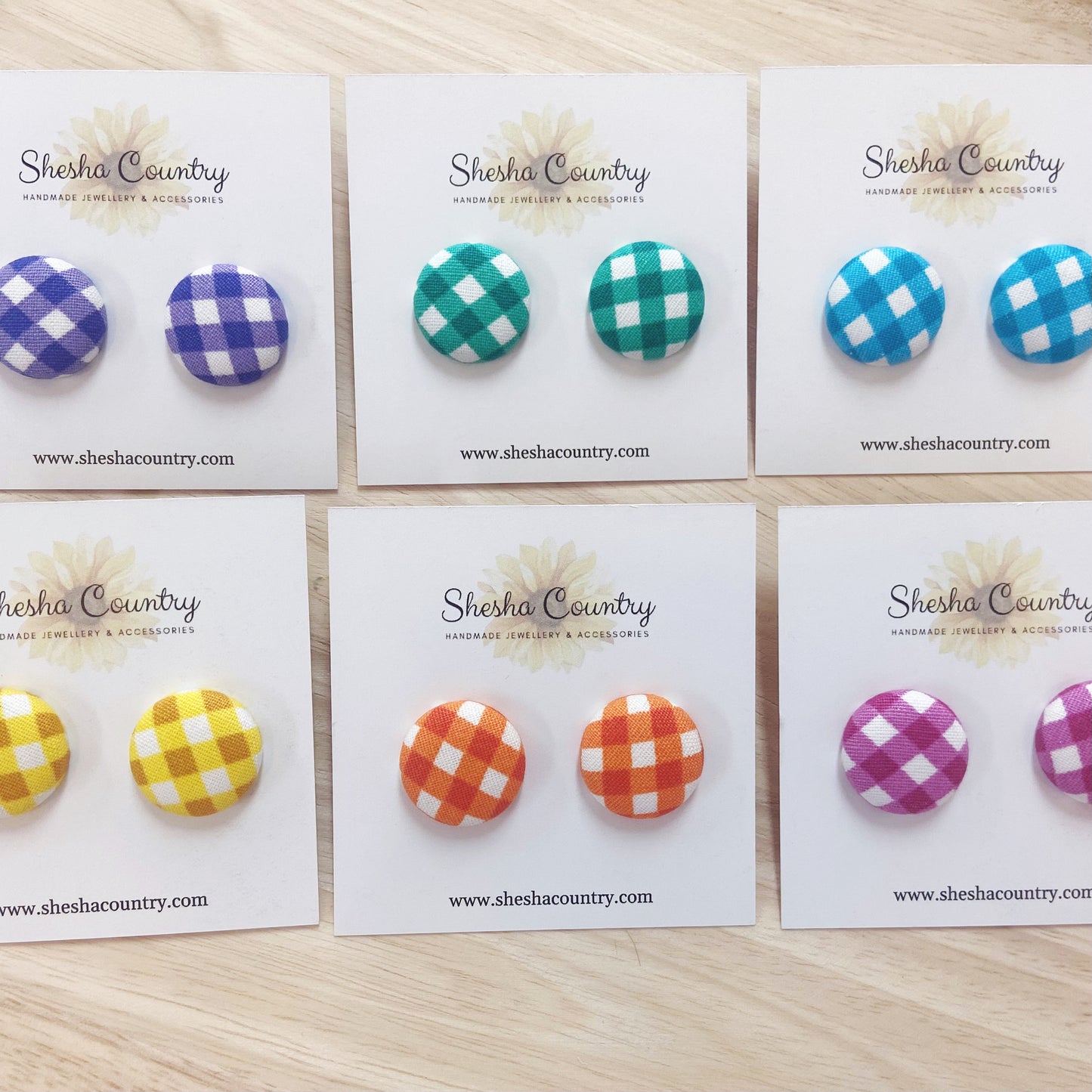 Bright Gingham • 6 colours