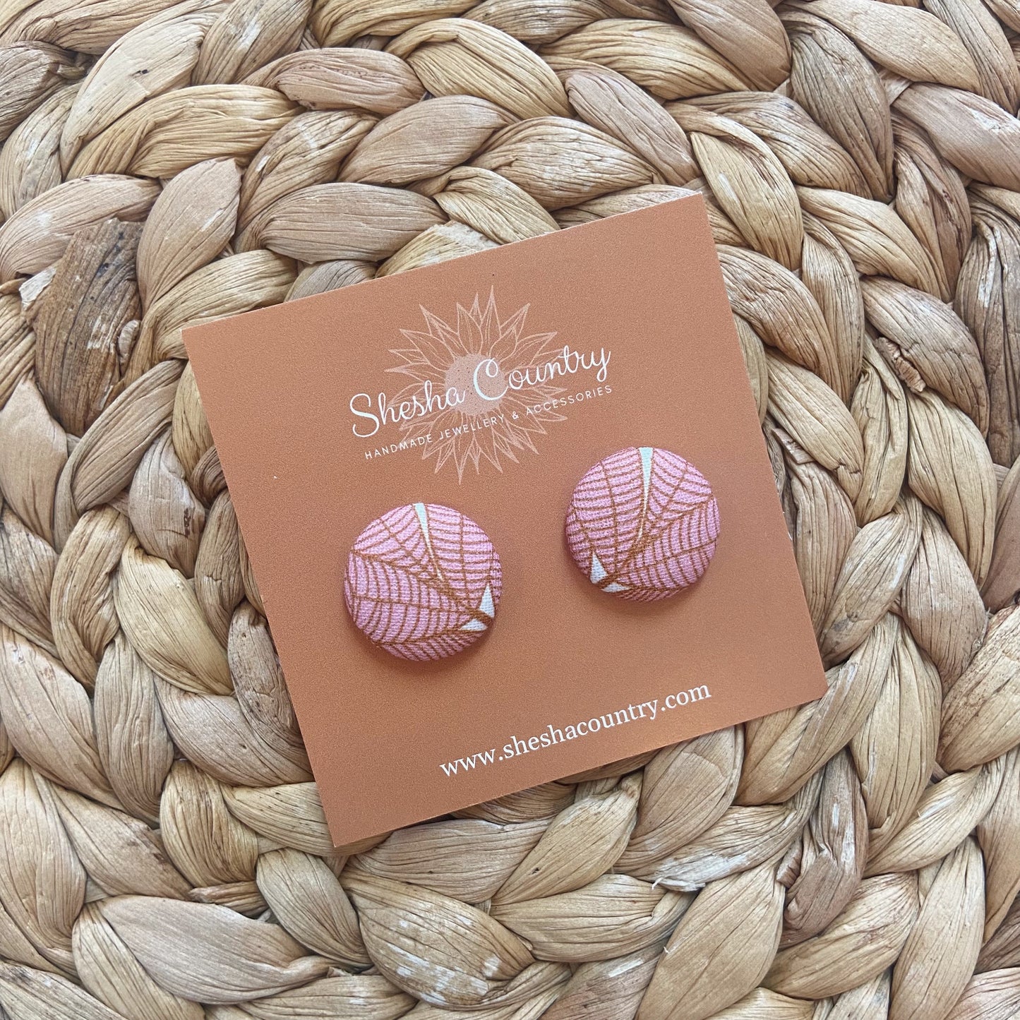 Pink Wattle Studs