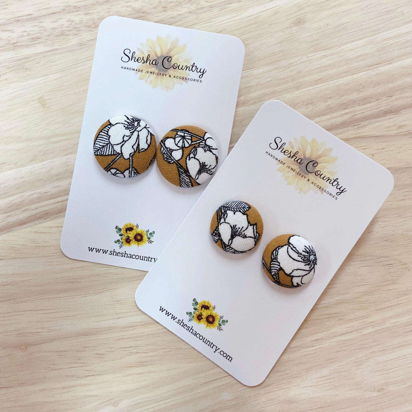 Lotty Mustard Studs