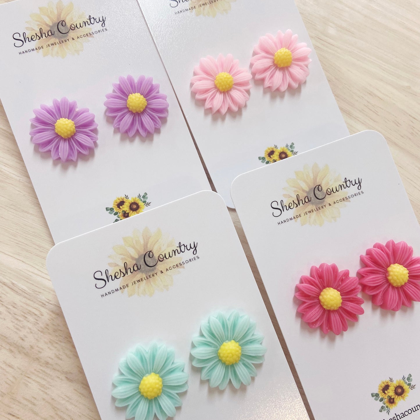 Daisy Floral Studs