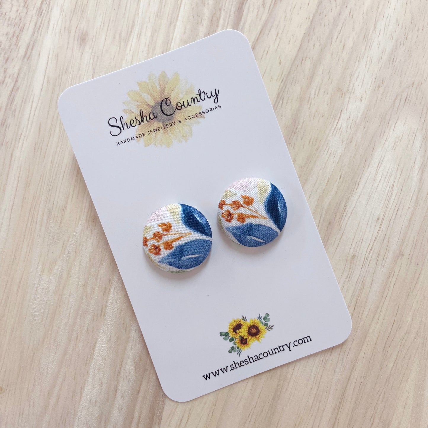 Aria Blush Studs • 2 colours