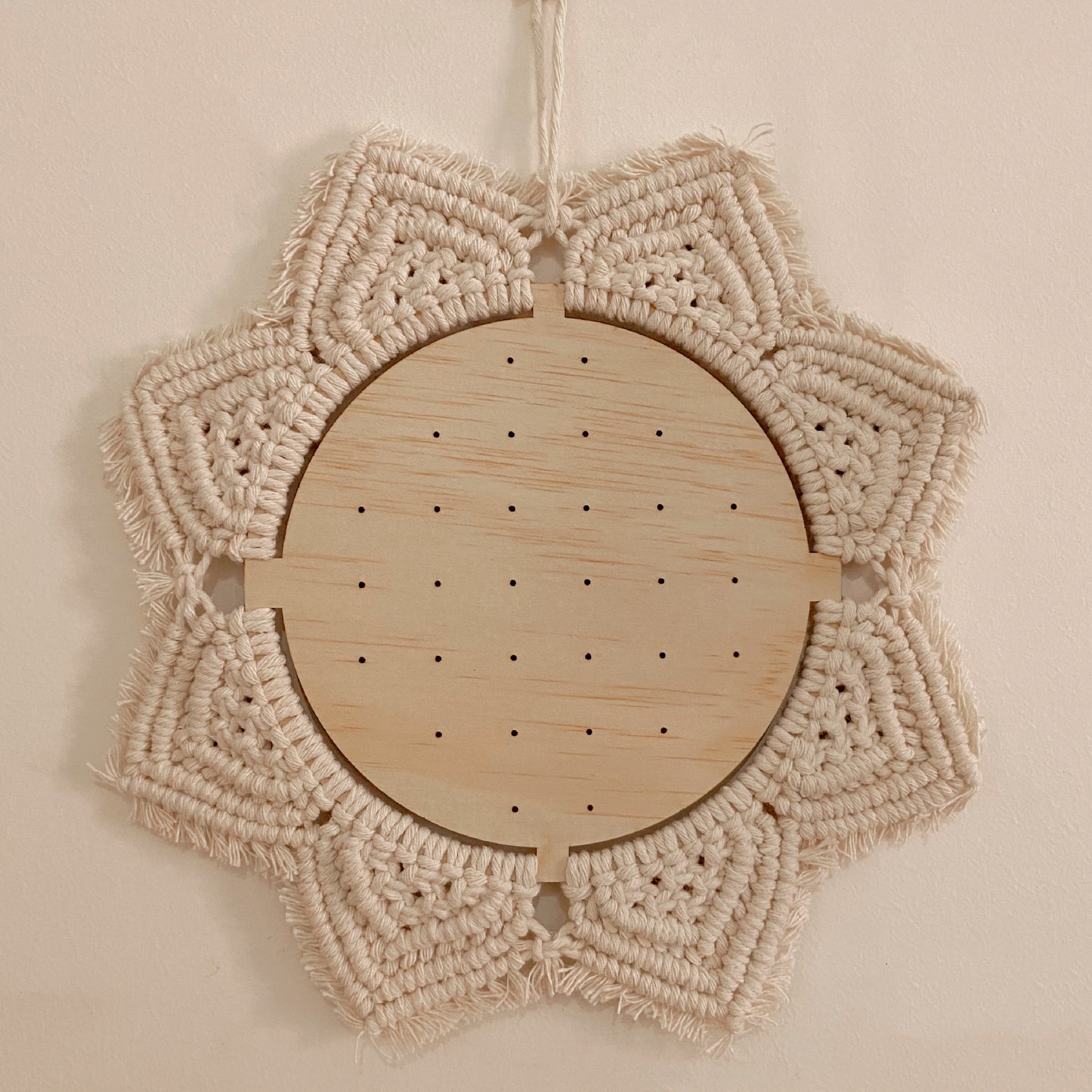 Mandala Macrame Earring Board