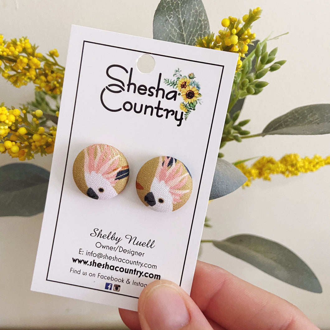 Cockatoo Mustard Studs