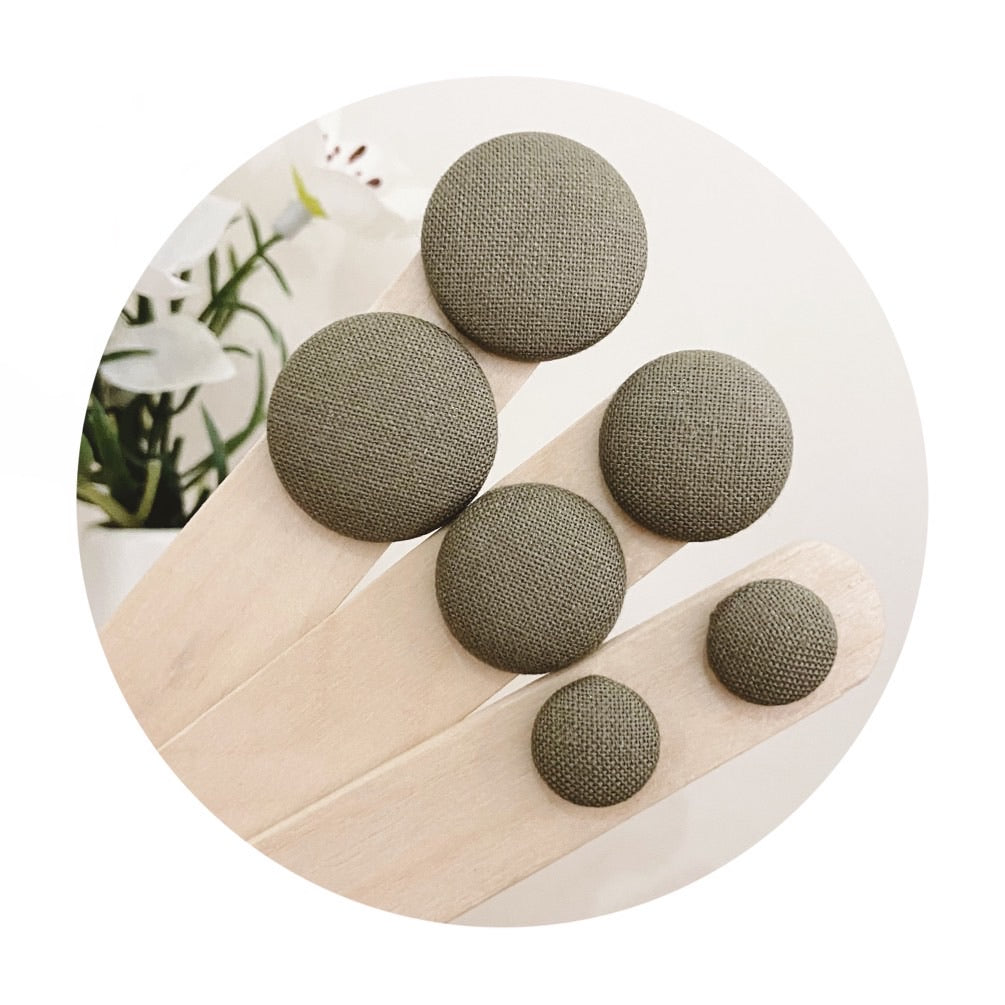 Khaki Earrings - Choose your size