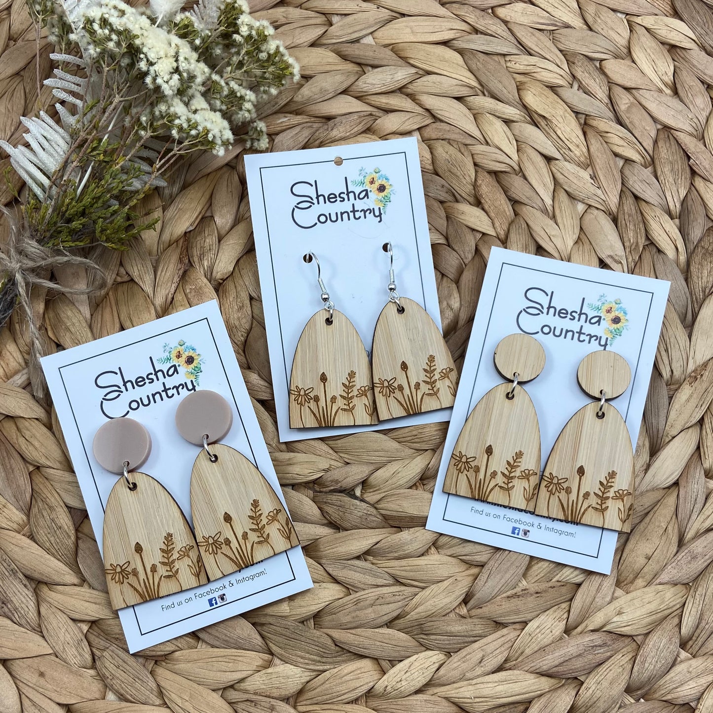 Wildflower Dangles • 3 options