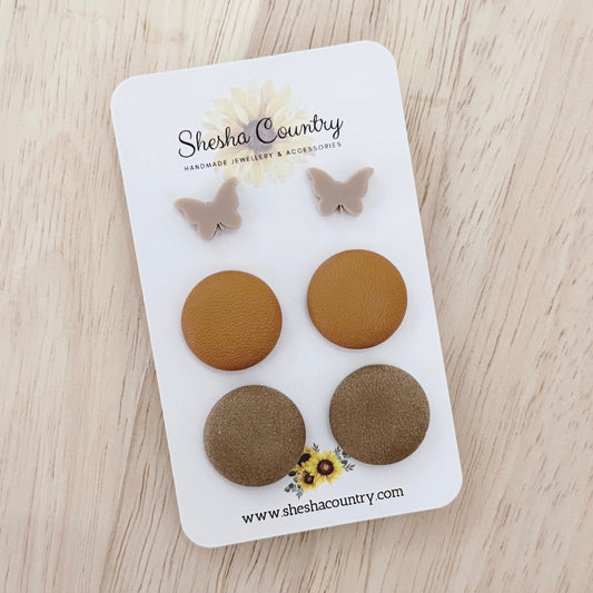 Butterfly Tan Set