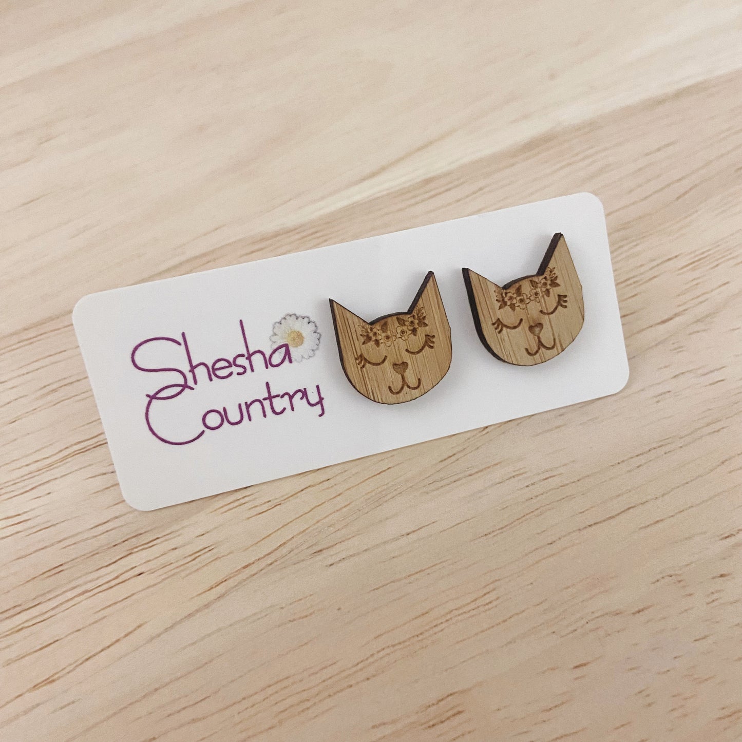 SALE 12mm Wood Earrings 51