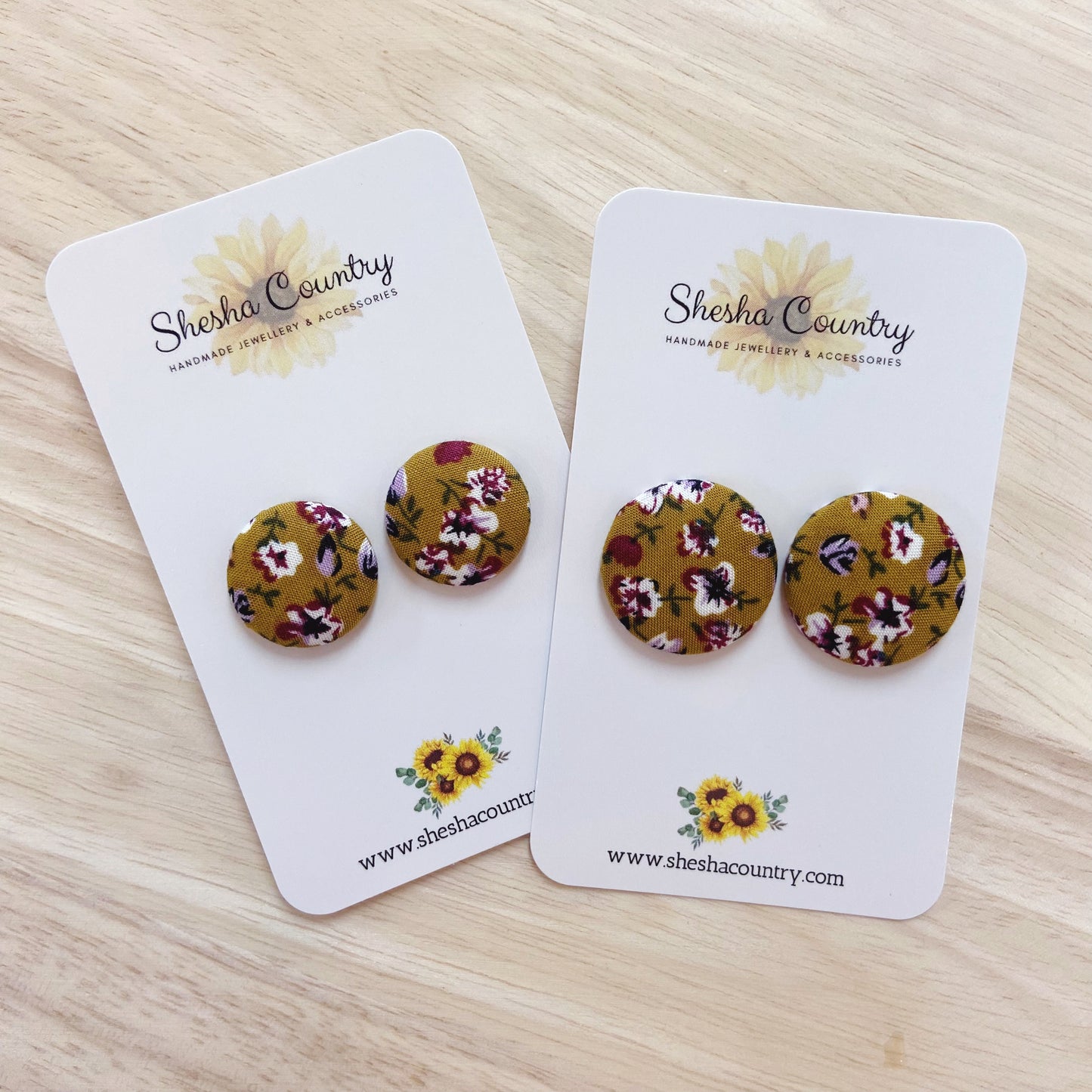 Autumn Floral Studs