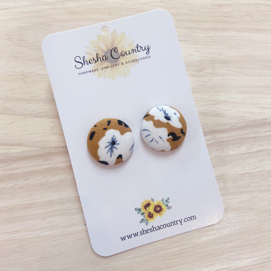 Havana Mustard Earrings