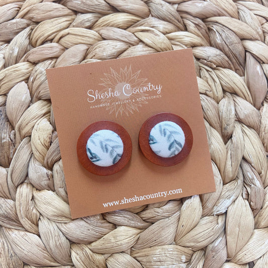 Eucalyptus Wood Earrings • Maxi