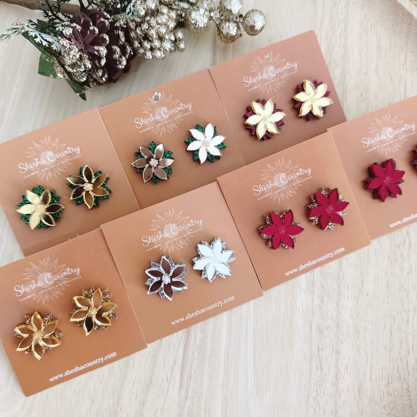 Etta Christmas Studs