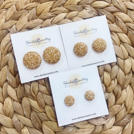 Whimsy Mustard Studs