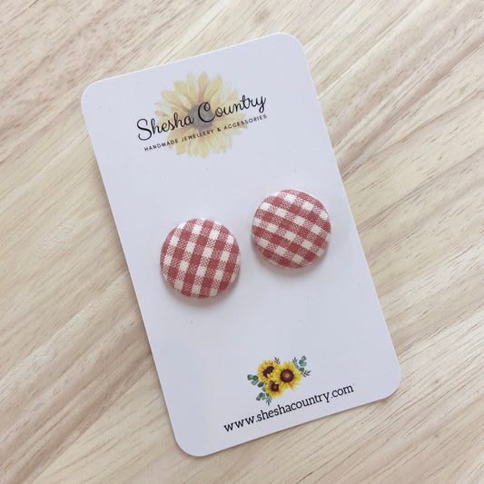 Rose Small Print Gingham
