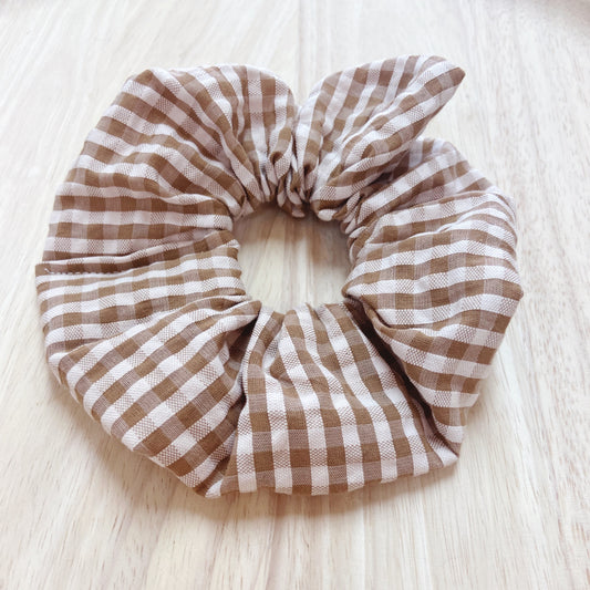 Dark Beige Scrunchie