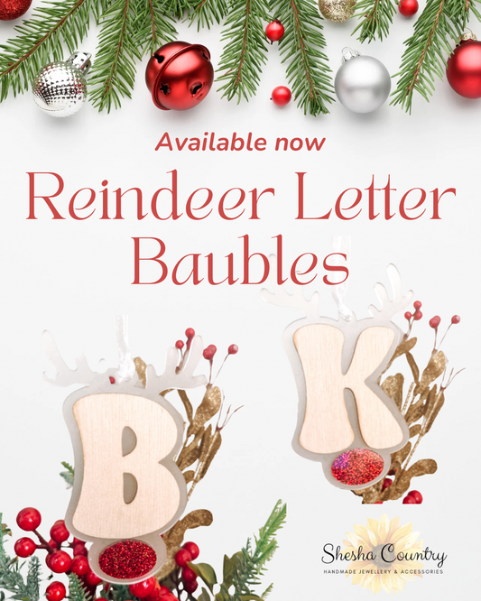 Reindeer Letter Baubles