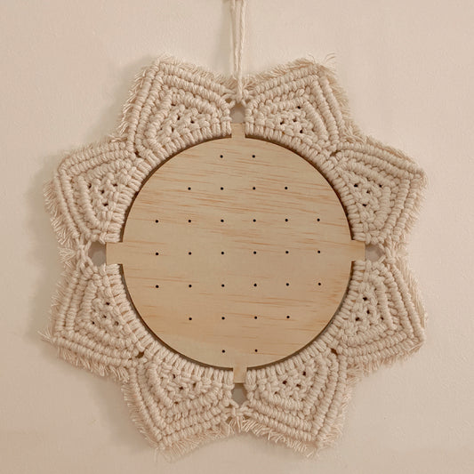 Mandala Macrame Earring Board