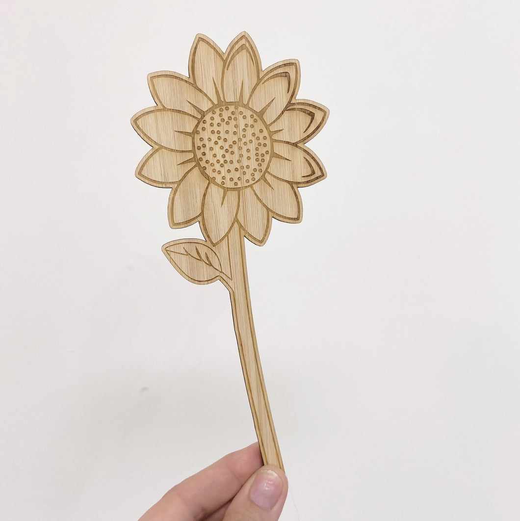 Single Wood Sunflower