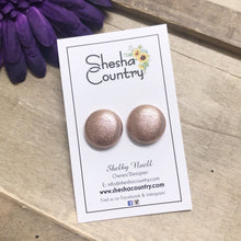 Rose Gold Sheen Studs